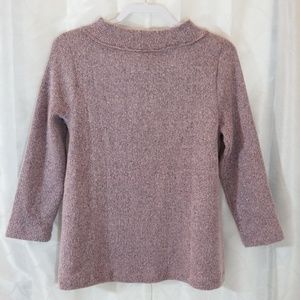 Loft Outlet Sweater Blush Gray Tunic Size Medium